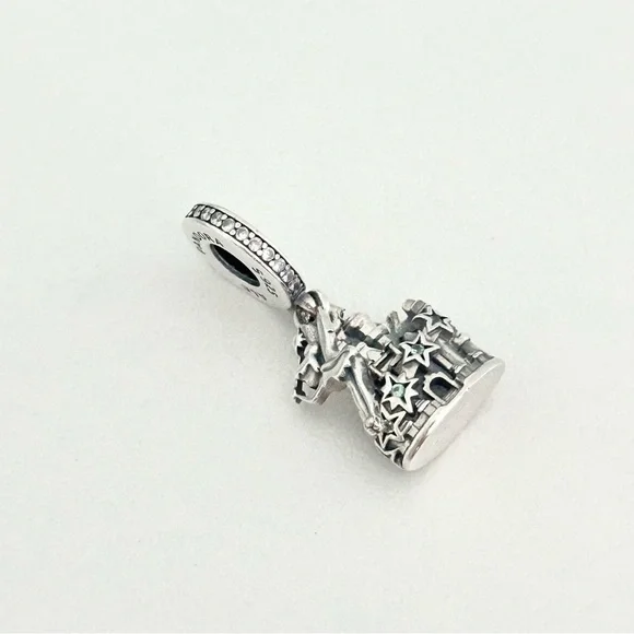 Pandora Disney Parks Tinkerbell Castle Walt Disney World Dangle Bead Charm
